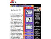 Tablet Screenshot of low-cost-web-hosting.nettop20.com
