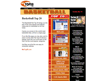 Tablet Screenshot of basketball.nettop20.com