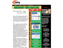 Tablet Screenshot of discount-web-hosting.nettop20.com