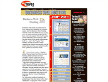 Tablet Screenshot of business-web-hosting.nettop20.com