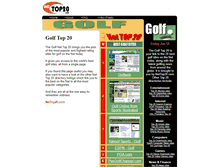 Tablet Screenshot of golf.nettop20.com