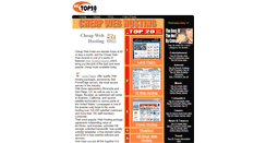 Desktop Screenshot of cheap-web-hosting.nettop20.com